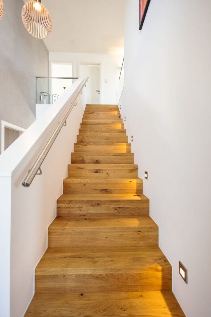 Weberhaus Kundenhaus Meyer Treppe innen