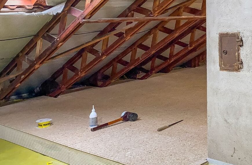 Dämmung im Dachboden
