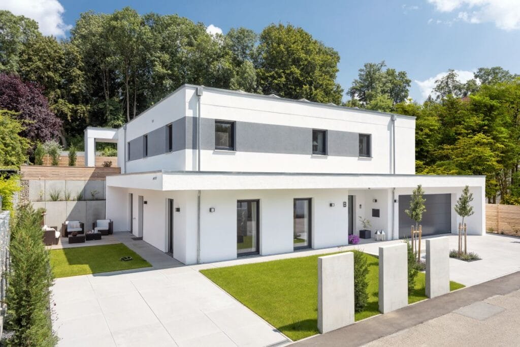 Schwörer Kundenhaus Nowak Außenansicht Vordereingang