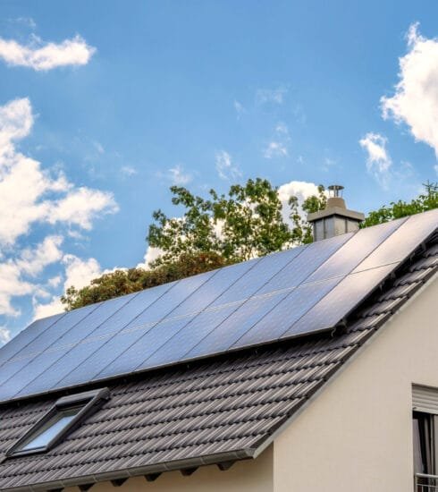 Photovoltaikanlage auf Einfamilienhaus