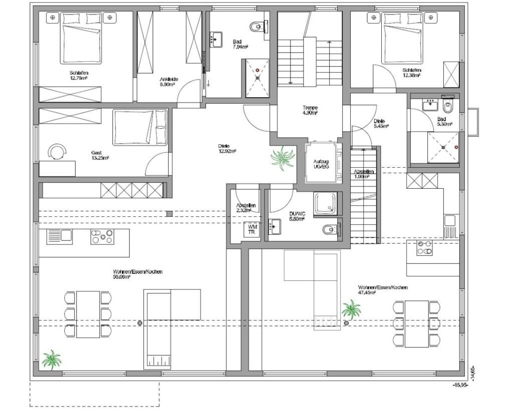 Grundriss Haus Chmel EG
