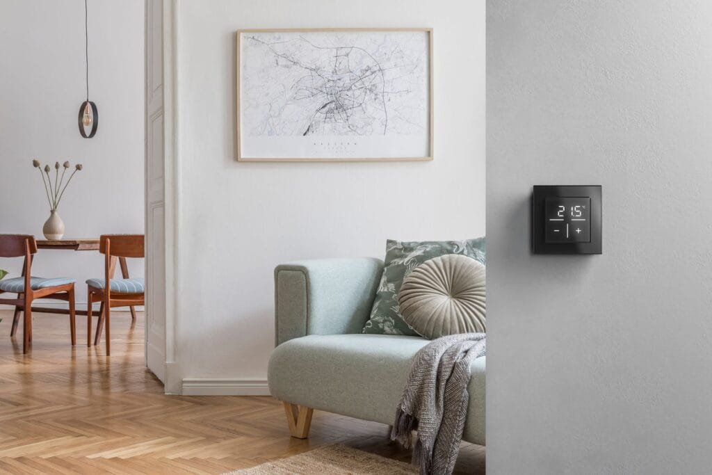 Wohnung mit Wandthermostat