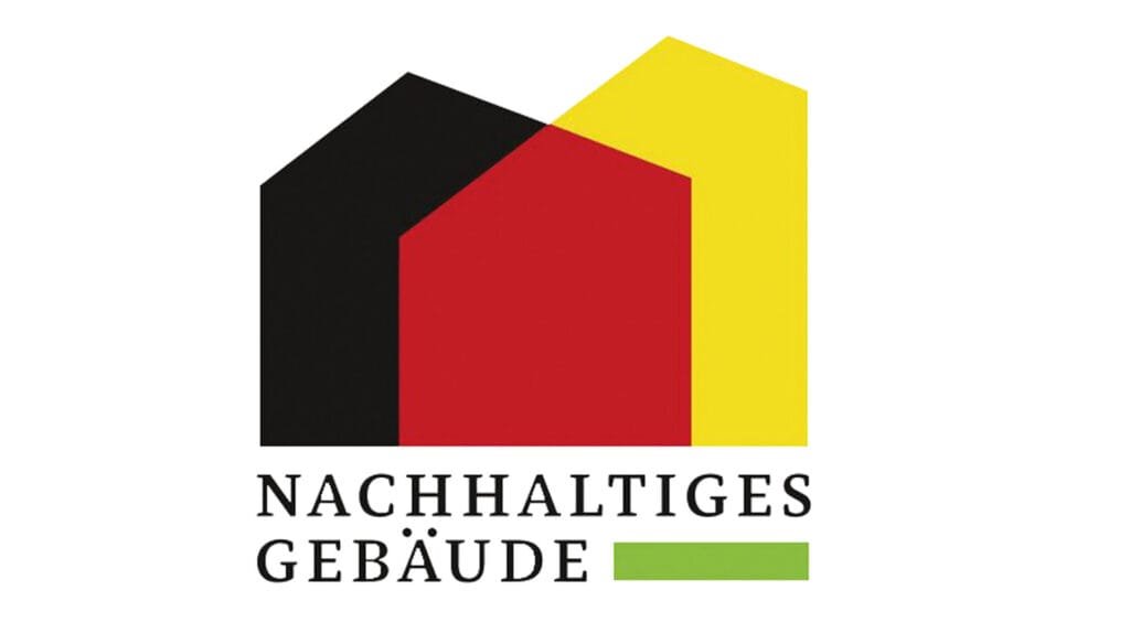 Das QNG-Siegel, das Gebäude auszeichnet, die besonders Nachhaltig gebaut wurden.