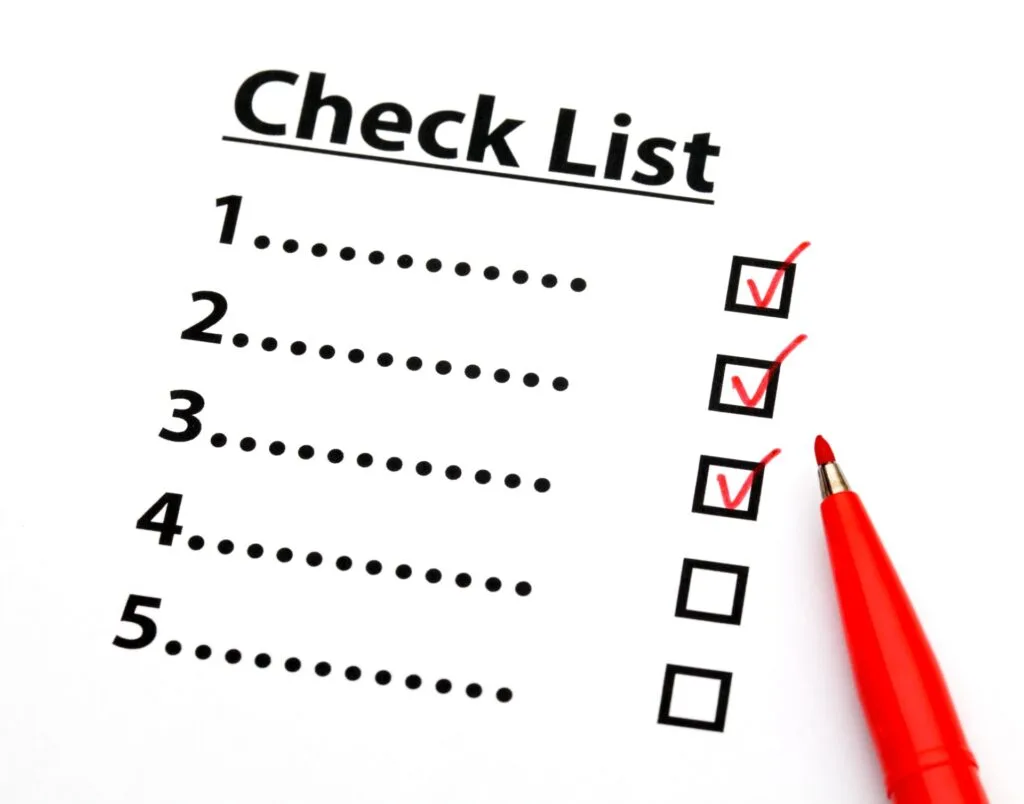 Checkliste
