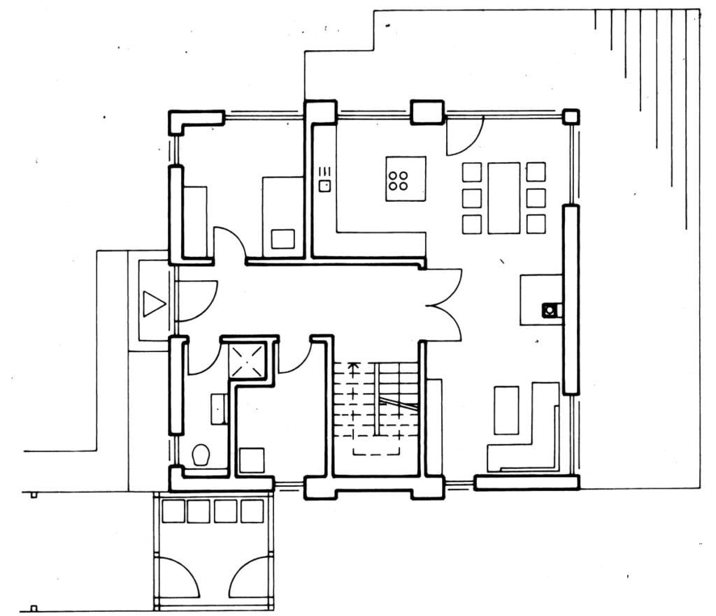 Arge haus Grundriss Taylor EG