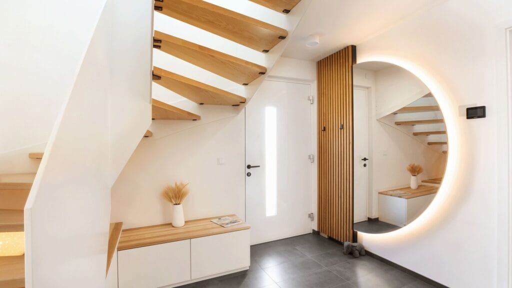 Eingang und Treppe im Haus Malhela