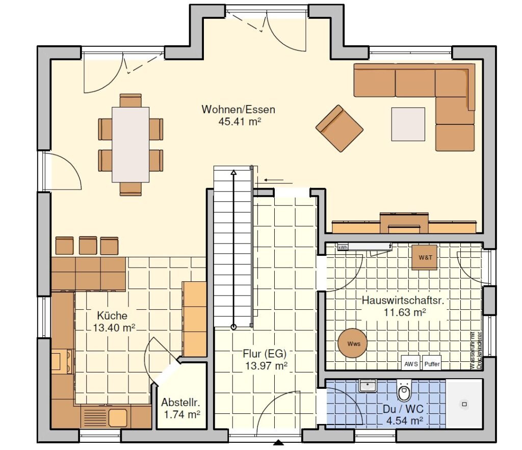 Fingerhut Amika Grundriss Erdgeschoss