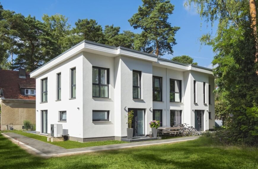 Roth Massivhaus Doppelhaus Außenansicht