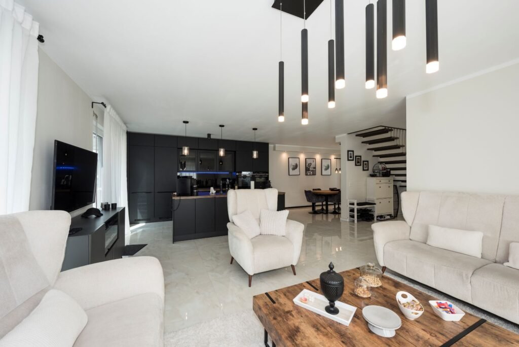 Roth Massivhaus Doppelhaus Wohnbereich Großeltern