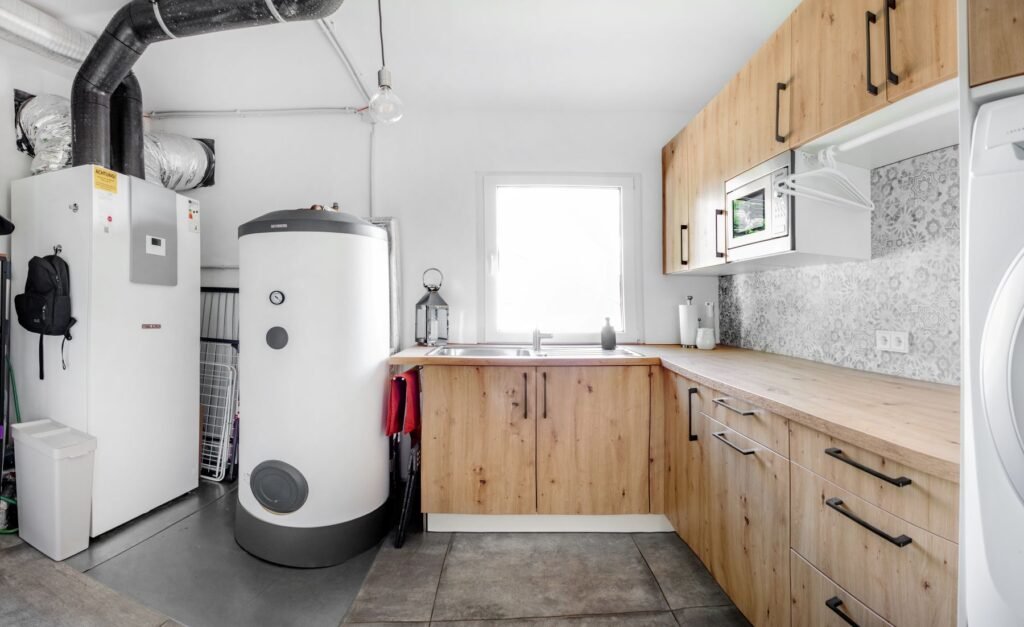 Hauswirtschaftsraum mit Haustechnik