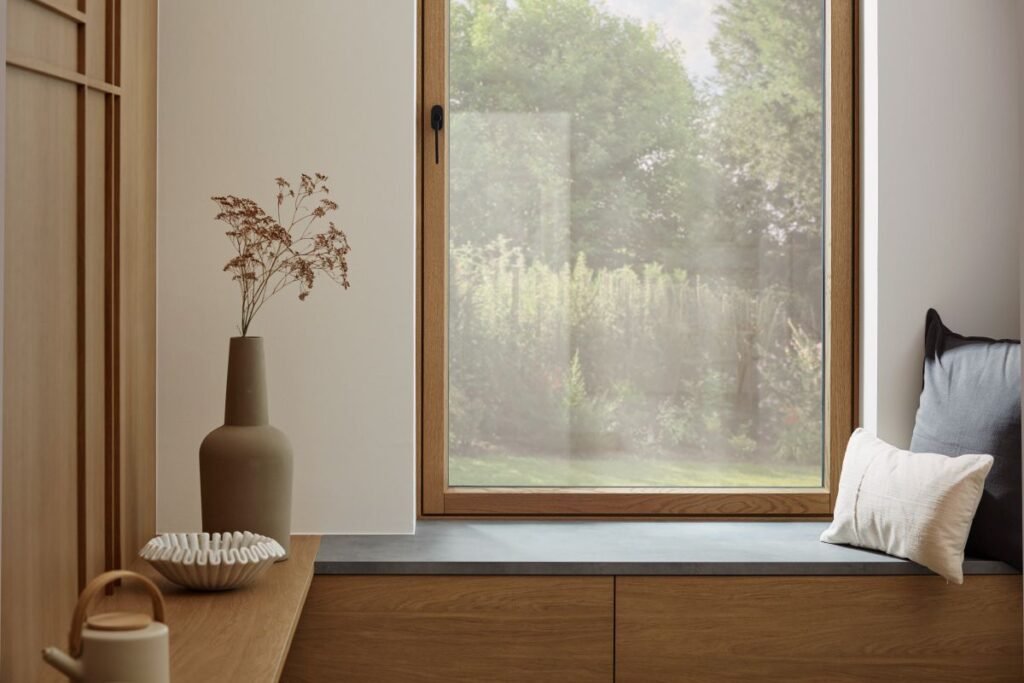 Platin Eiche Josko Fenster