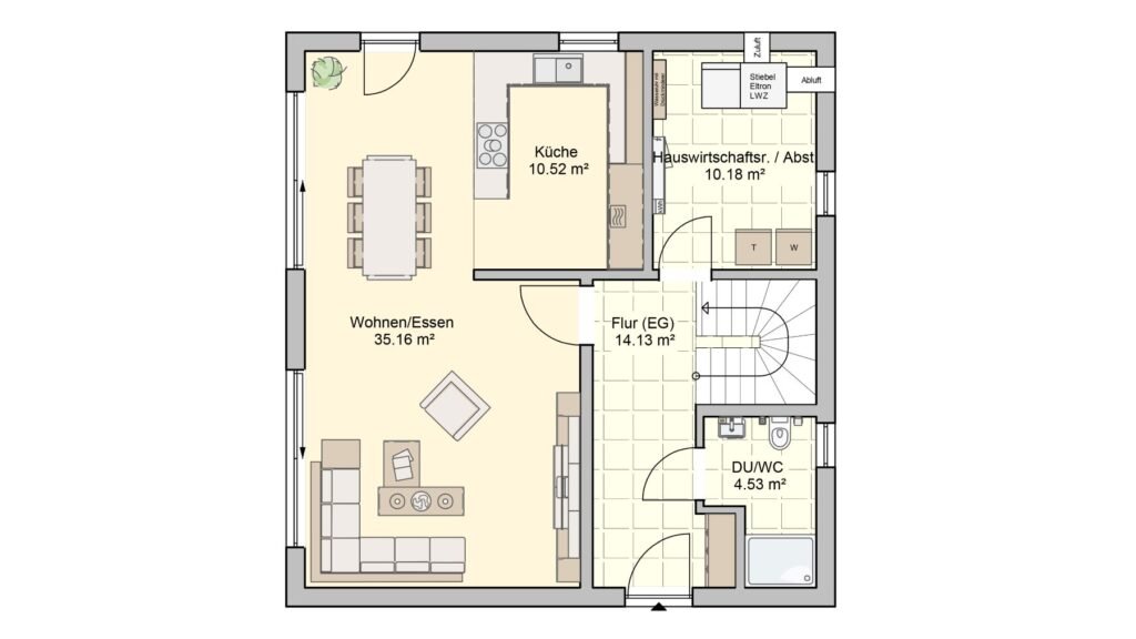 Fingerhut Haus Juna Grundriss Erdgeschoss